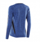 Preview: Damen T-Shirt langarm 18091-810-91010 Mascot ACCELERATE azurblau-schwarzblau hinten links