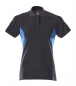 Preview: Damen Polo-Shirt 18393-961-01091 Mascot ACCELERATE schwarzblau-azurblau