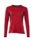 Preview: Damen T-Shirt langarm 18091-810-20209 Mascot ACCELERATE verkehrsrot-schwarz