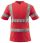 Preview: Mascot Warnschutz T-Shirt 18282-995-222 rot mit V-Ausschnitt