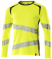 Preview: Warnschutz Langarm T-Shirt Mascot Accelerate Safe 19081-771 gelb-schwarzblau