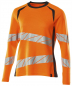 Preview: Warnschutz Damen Langarm-T-Shirt Mascot Accelerate Safe orange-schwarzblau