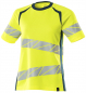 Preview: Warnschutz Damen Langarm-T-Shirt 19092-711 Mascot Accelerate Safe gelb-dunkelpetroleum