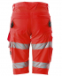 Preview: Mascot Damen Warnschutz Shorts 19248-510 fluoreszierend-rot Rückseite