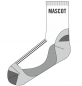 Preview: Mascot Socken ASMARA Complete schwarz dunkelanthrazit