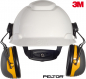Preview: 3M Peltor X2P3E Gehoerschutzkapsel mit Helm Frontansicht