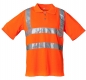 Preview: Planam Warnschutz Polo Shirt uni orange
