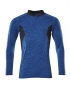 Preview: Polo-Shirt langarm 18081-810-91010 Mascot ACCELERATE azurblau-schwarzblau