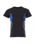Preview: T-Shirt 18382-959-01091 Mascot ACCELERATE schwarzblau-azurblau