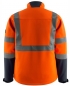 Preview: Warnschutz Winter-Softshelljacke KIAMA Mascot Safe Light hi-vis orange - schwarzblau Rückenansicht
