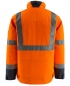 Preview: Warnschutz Winterjacke PENRITH Mascot Safe Light orange-schwarzblau Rueckenansicht