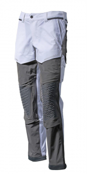 MASCOT® Customized Hose mit Knietaschen 22079-605 weiß/anthrazit
