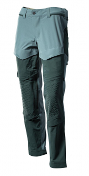 MASCOT® Customized Hose mit Knietaschen 22279-605 hell waldgrün/waldgrün