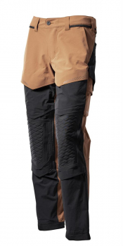 MASCOT® Customized Hose mit Knietaschen 22279-605 nussbraun/schwarz