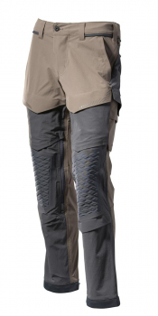 MASCOT® Customized Hose mit Knietaschen 22279-605 dunkel sandbeige/anthrazit