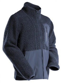 MASCOT® Customized Faserpelz Jacke mit Reißverschluss 22303-682 schwarzblau