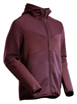 MASCOT® Customized Fleece Kapuzensweatshirt mit Reißverschluss 22603-681 bordeaux