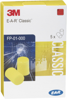 3M EAR FP-01-000 Gehörschutzstöpsel 5 Paar Taschenpackung