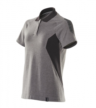 Damen Polo-Shirt 18393-961-1809 Mascot ACCELERATE dunkelanthrazit-schwarz links