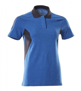 Damen Polo-Shirt 18393-961-91010 Mascot ACCELERATE azurblau-schwarzblau