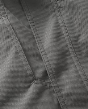 Damen Winterjacke PLANAM NORIT 6440 schwarz Detail 2 Materialstruktur hält Nässe ab