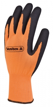Apollon Warnschutzhandschuh mit Latex-Beschichtung orange außen