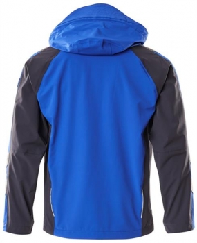 Hard Shell Jacke 18601-411-11010 Mascot UNIQUE kornblau-schwarzblau hinten