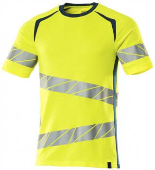 Warnschutz T-Shirt Mascot Accelerate Safe 19082-771 gelb-dunkelpetroleum
