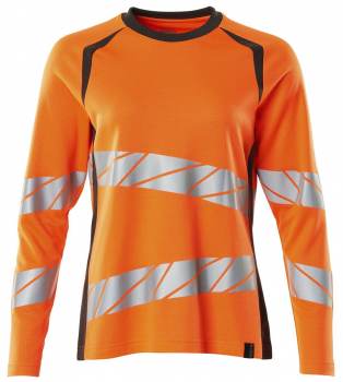Warnschutz Damen Langarm-T-Shirt Mascot Accelerate Safe orange-dunkelanthrazit