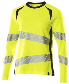 Warnschutz Damen Langarm-T-Shirt Mascot Accelerate Safe gelb-schwarz