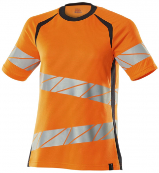 Warnschutz Damen Langarm-T-Shirt 19092-711 Mascot Accelerate Safe orange-schwarzblau