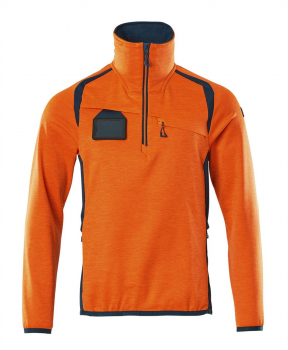 Warnschutz Fleecepullover Mascot Accelerate Safe M19303-316 orange-dunkelpetroleum