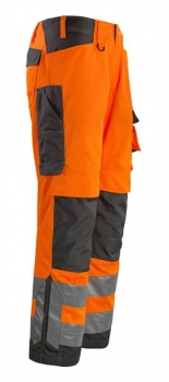 Warnschutz Hose Kendal Mascot Safe Supreme orange-dunkelanthrazit Seitenansicht rechts