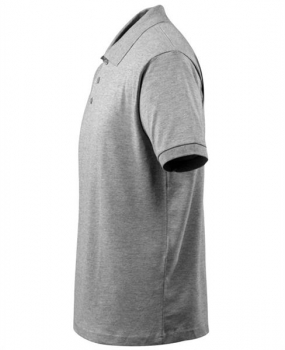 Polo-Shirt BANDOL Mascot Crossover grau-meliert linke Seite