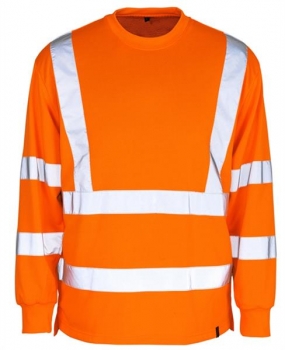 Mascot Sweatshirt Melita Warnschutz orange