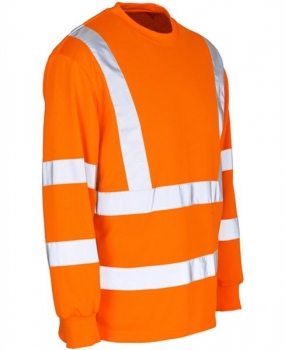Mascot Sweatshirt Melita Warnschutz orange