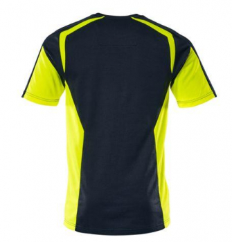 Mascot Accelerate Safe T-Shirt 22082-771 schwarzblau/warnschutzgelb Rücken