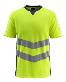 Warnschutz T-Shirt Sandwell Mascot Safe Supreme gelb-schwarzblau