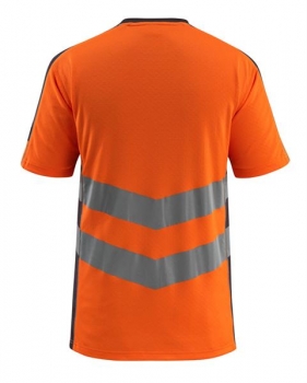 Warnschutz T-Shirt Sandwell Mascot Safe Supreme orange-dunkelanthrazit Ansicht Rücken