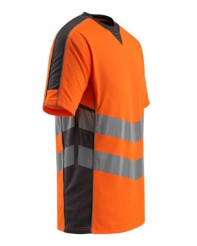 Warnschutz T-Shirt Sandwell Mascot Safe Supreme orange-dunkelanthrazit Seitenansicht rechts