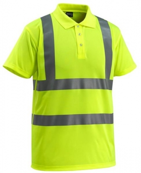 Warnschutz Polo-Shirt BOWEN Mascot Safe light hi-vis gelb
