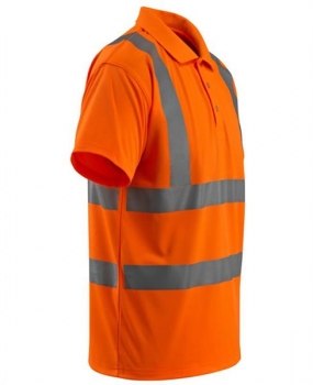 Warnschutz Polo-Shirt BOWEN Mascot Safe light hi-vis orange rechte Seite