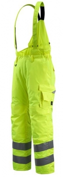 Mascot Ashford Safe Supreme Winterhose gelb Seitenansicht links