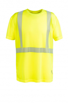T-Shirt kurzarm PLANAM NORIT WARNSCHUTZ gelb vorne