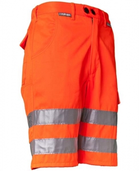 Planam Warnschutz Shorts uni orange