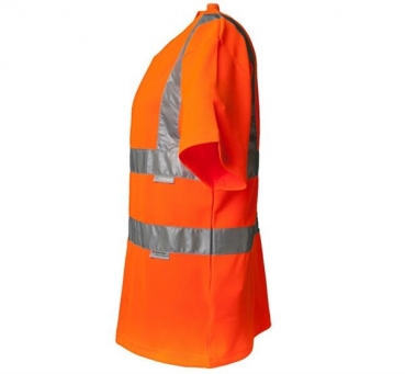 Planam Warnschutz T-Shirt uni orange links