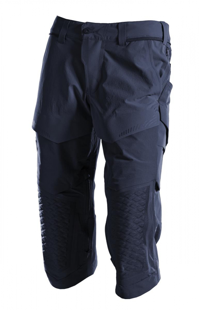 MASCOT® Customized Dreiviertel-Hose mit Knietaschen 22249-605 schwarzblau
