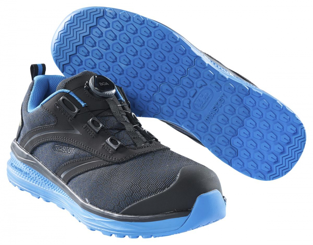 MASCOT® FOOTWEAR CARBON F0251-909 Sicherheitshalbschuh schwarz/kornblau