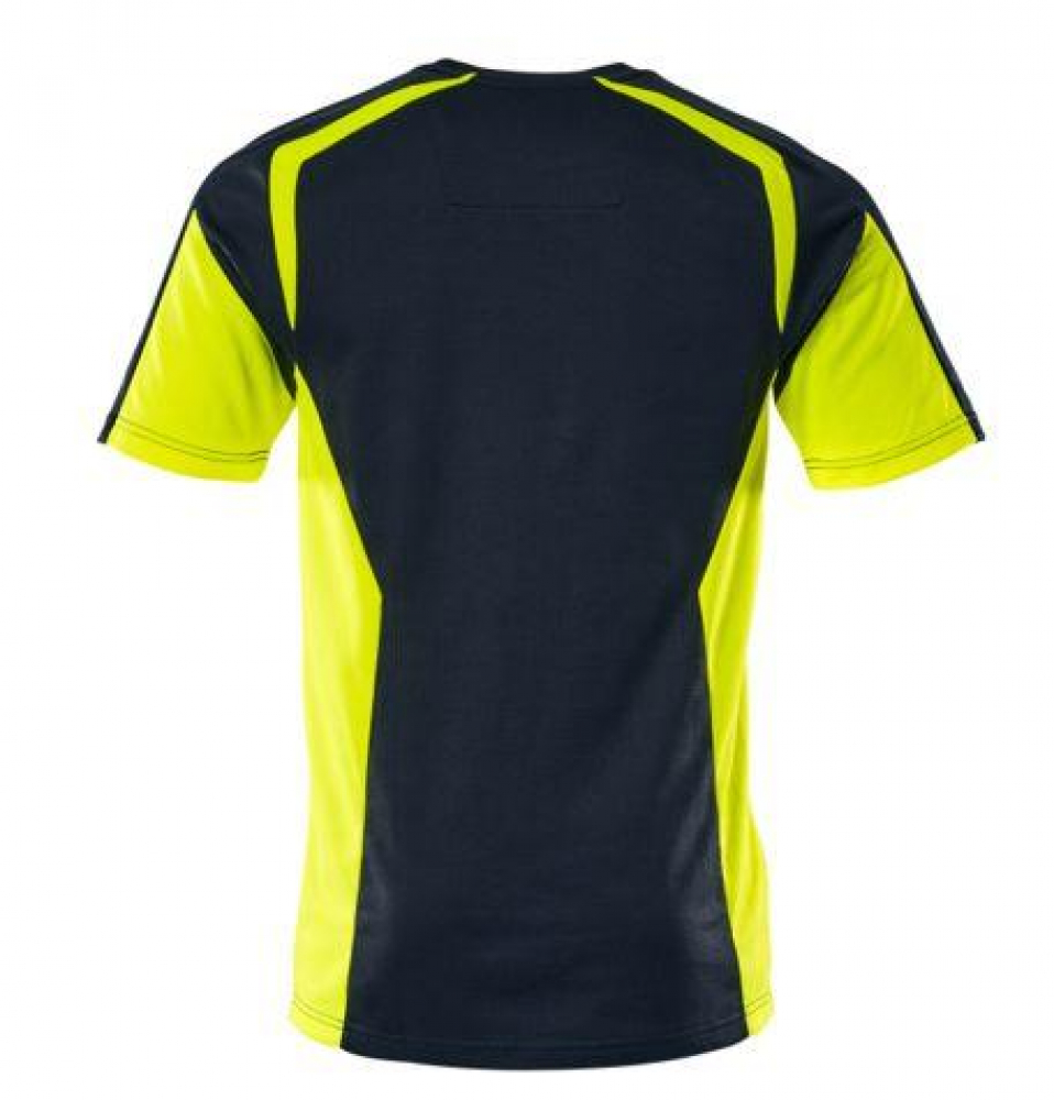 Mascot Accelerate Safe T-Shirt 22082-771 schwarzblau/warnschutzgelb Rücken